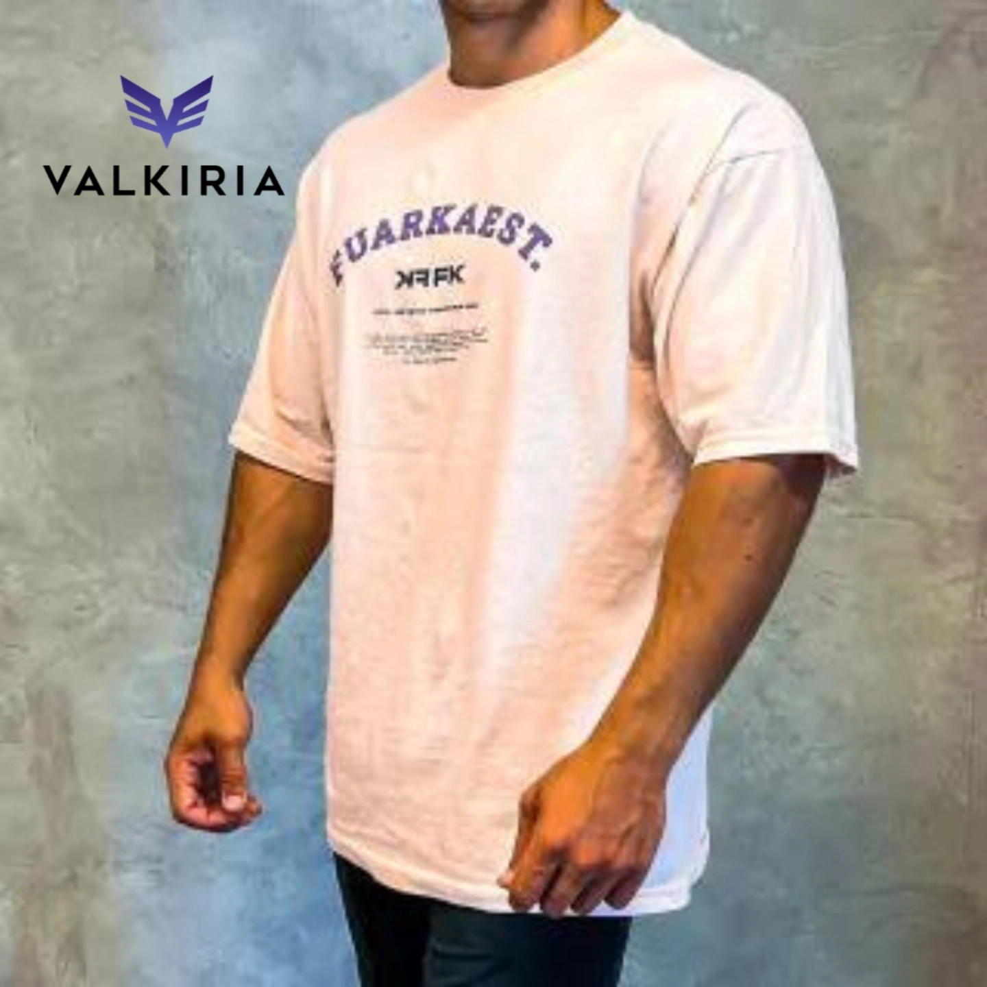 Remera Oversized Fuark Rosa